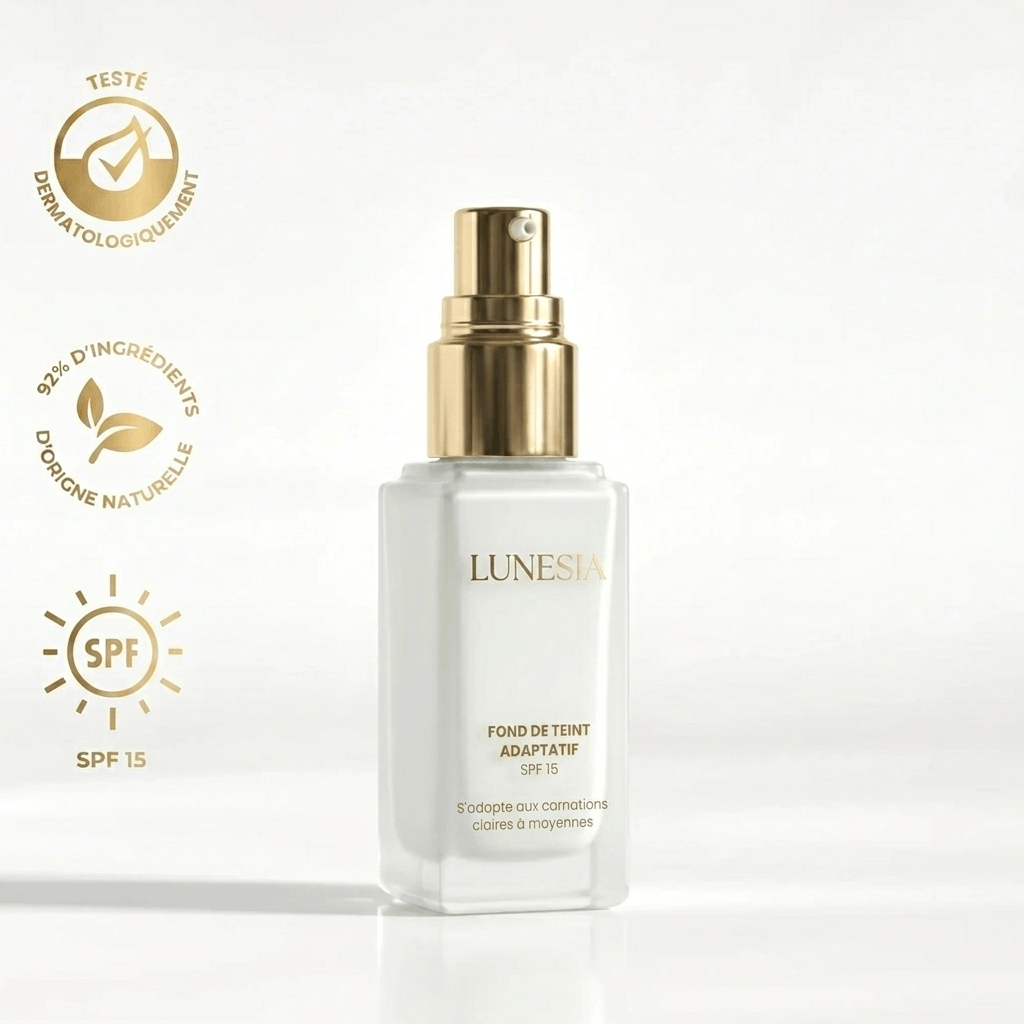 Fond de teint adaptatif 5 en 1 de 30 ml | LUNESIA